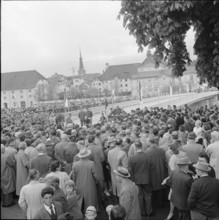 Solothurn; Inauguration of the Kreuzacker bridge; 1961