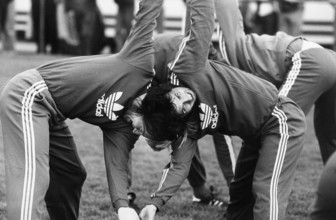Training of the Swiss national team 1985: Brigger, Barberis