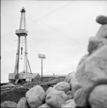 Boswil, driling derrick, search for oil; 1965