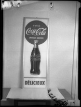 Coca-Cola, promotional material; 1950