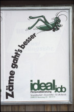Advertising slogan in Swiss German dialect 1983