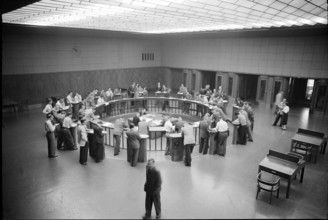 Brokers at the Zurich Stock Exchange, 1952
