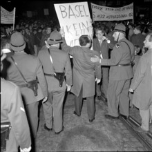 Protest against The Deputy; play by Rolf Hochhuth; 1963