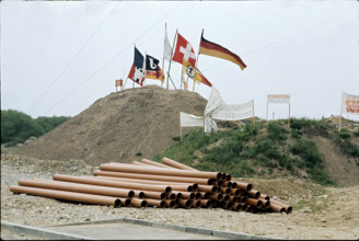flags and transparents, banners
