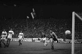 International match Switzerland - Italy 1972: keeper Dino Zoff
