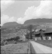 Country road in Unterwasser 1945