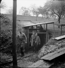 miners; Mörschwil coal mine; 1944