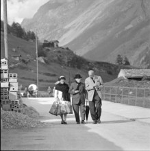 Pablo Casals and his future wife Martita Montanez, Josef Szigeti, 1956
