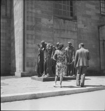 The Burghers of Calais by Rodin in Kunsthaus Zurich 1947