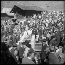 Distribution of cheese in the Justistal Valley, 1964