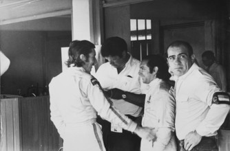 Siffert, Parnell and Rodriguez, team BRM, 1971