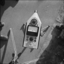 Noise measuring device of the metropolitan police Zurich 1961