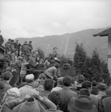 Vines was in Valais: speech at protest rally, 1961