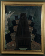 Painting by Friedrich Dürrenmatt, 1979
