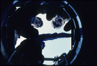 Marines entering the submarine, 1985