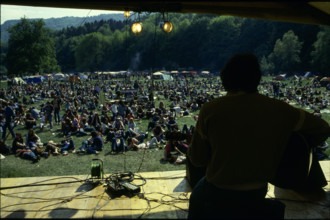 Whitsun meeting on the Allmend Brunau, 1980