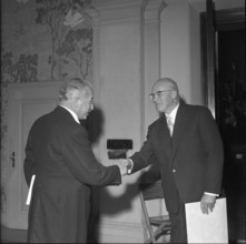 Ludwig Bertele receiving honorary doctorate from ETH Zurich in 1958