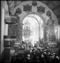 Service for Assumption of the Virgin Mary in the Valais, 1941