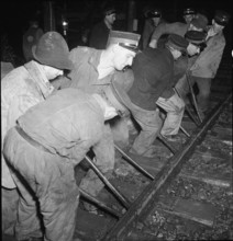 Replacement of the railway bridge in Zurich-Wipkingen 1947