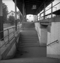 Zurich, underpass at Altstetten railway station; 1949