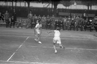 Doubles: Pfaff-Spitzer (photo) vs. Reutercrona (Sweden)-Huonder