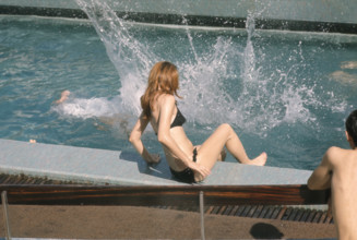 People at the Swimming Pool