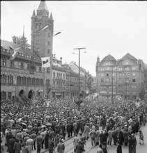 May Day rallies in Basel 1948