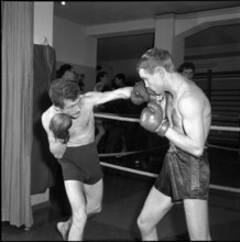 Fritz and Paul Chervet sparring 1966