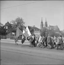 May Day demonstration in Basel 1952