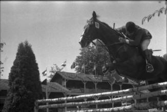CSIO Lucerne 1974: Ernst Eglin and Mc Namara