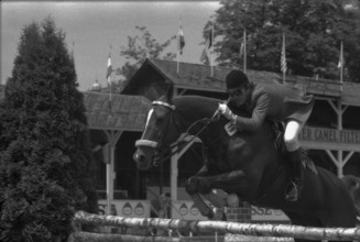 CSIO Lucerne 1974: Hugo Arrambide and Mio Mio