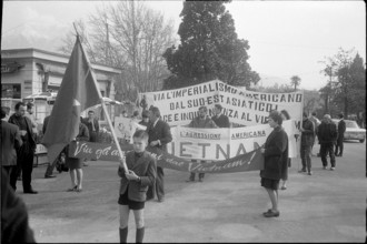 Protest against war in Vietnam