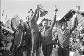 Bobsleigh World Championship St. Moritz 1974: 2nd BRD II, 1st BRD I, 3rd SUI I