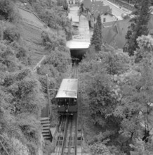 Rack railway Territet-Glion, Montreux 1958