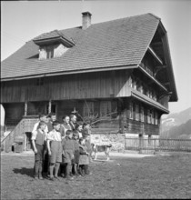 Swiss farmer's family in 1941