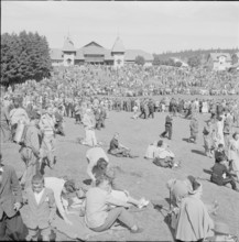 48th Marché-Concours Saignelégier, spectators, 1951