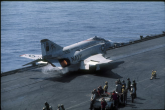 US Aircraft Carrier John F. Kennedy in the Mediterranean