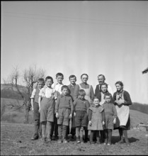 Swiss farmer's family in 1941