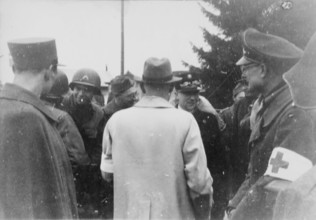 Capitulation; Negotiations in Höchst, Swiss intermediation; 1945