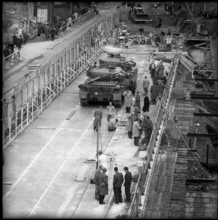 Schanzen bridge; measurement, load test; 1960