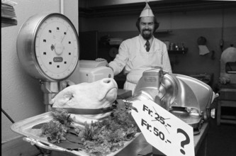Raise, increase the price of meat, butcher 1974