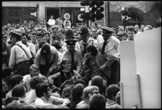 protest sit'in against fare increase