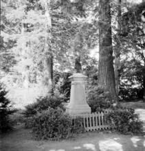 ST. Peter's Island, Jean-Jacques Rousseau memorial; 1955
