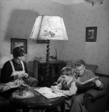 Boy from France visiting a Swiss family, 1941