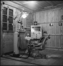 After World War 2: auxiliary dental clinic for Le Havre, 1945