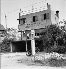 WW 2: Hotel Restaurant Bellevue in St. Julien, 1944