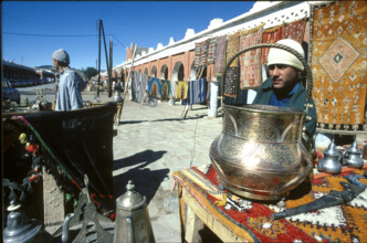 Street trader in Morocco 1981