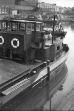 WW 2: American fighter attacked barges on the Rhine, Basel 1944