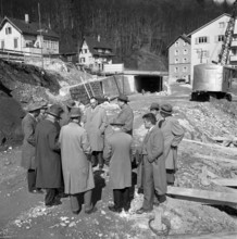 Redevelopment of the traffic, Baden 1961: Schlossbergtunnel
