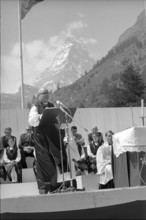 Jubilee ceremony of the Centennial Festival of the Matterhorn